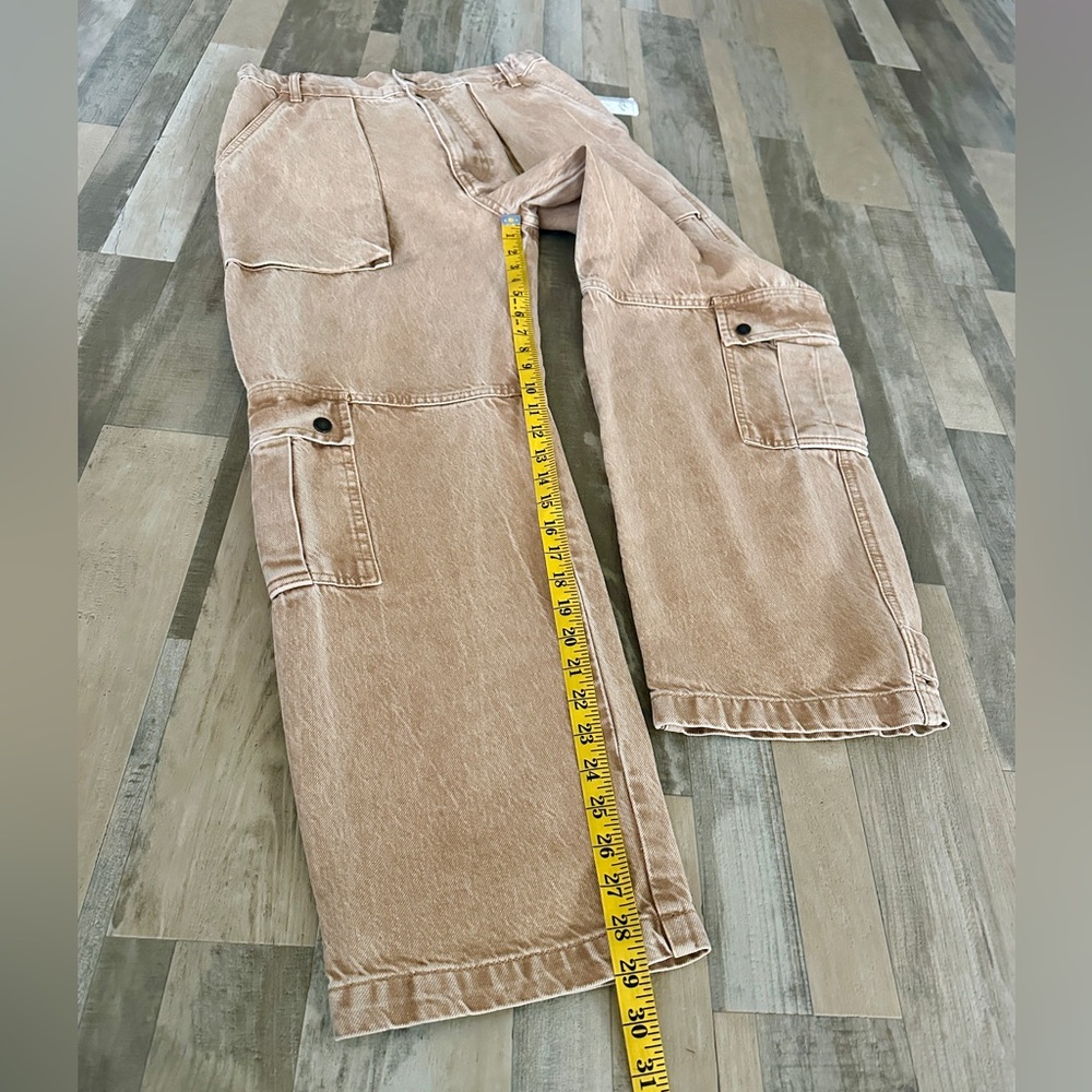 Free People We The Free Marx Slouchy Cargo Pants NWT 27 - Picture 7 of 16